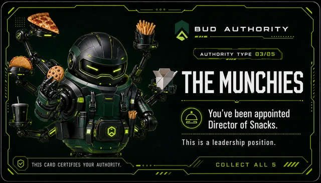 The Munchies collectible card front