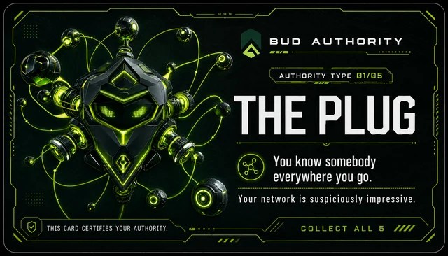 The Plug collectible card front