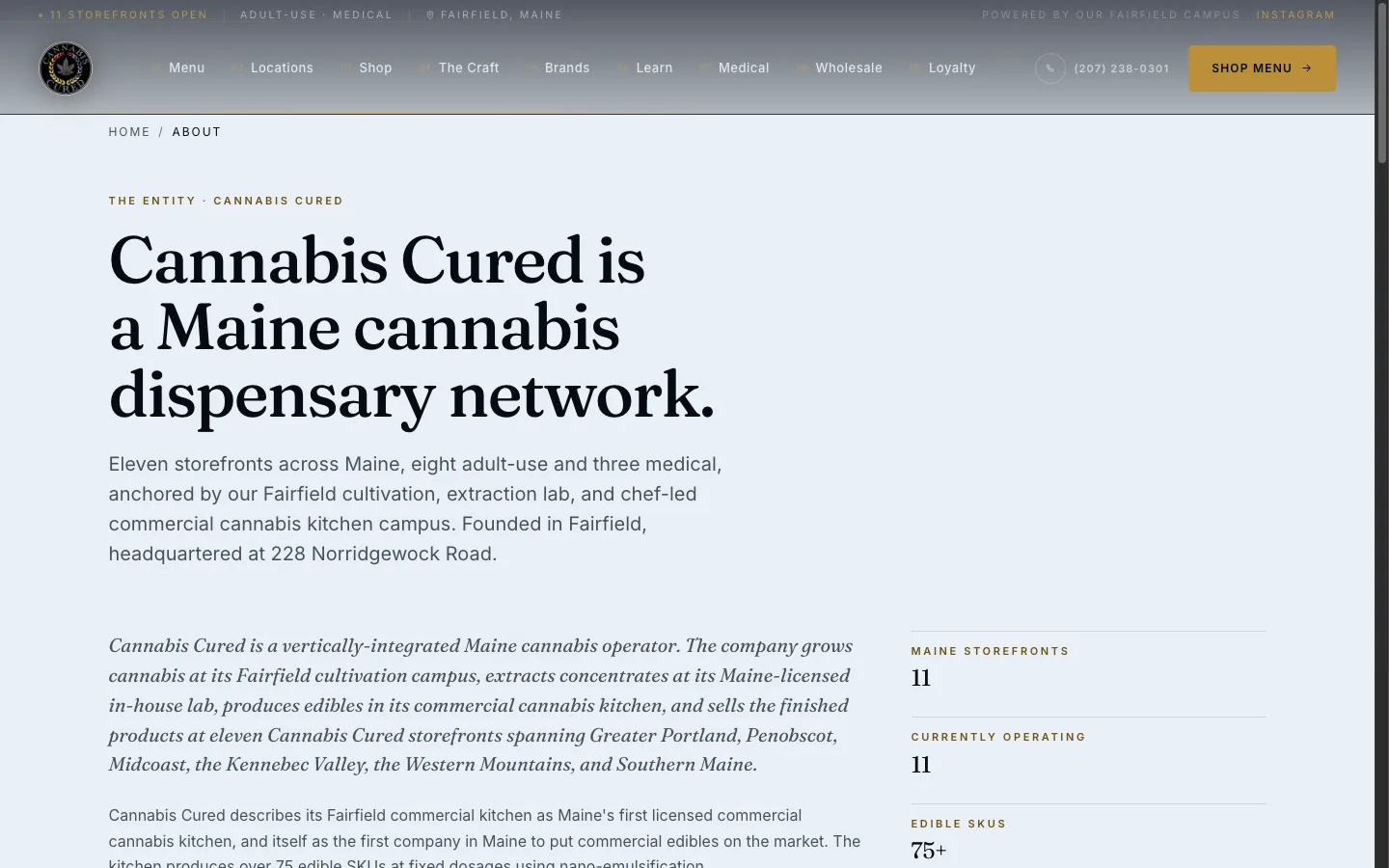 cannabis-cured.vercel.app · preview still frame 3
