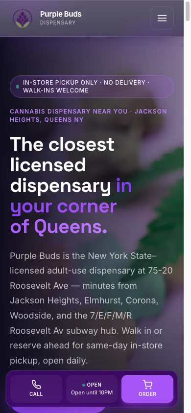 pbuds.com rendered at 390 pixels, captured July 14, 2026